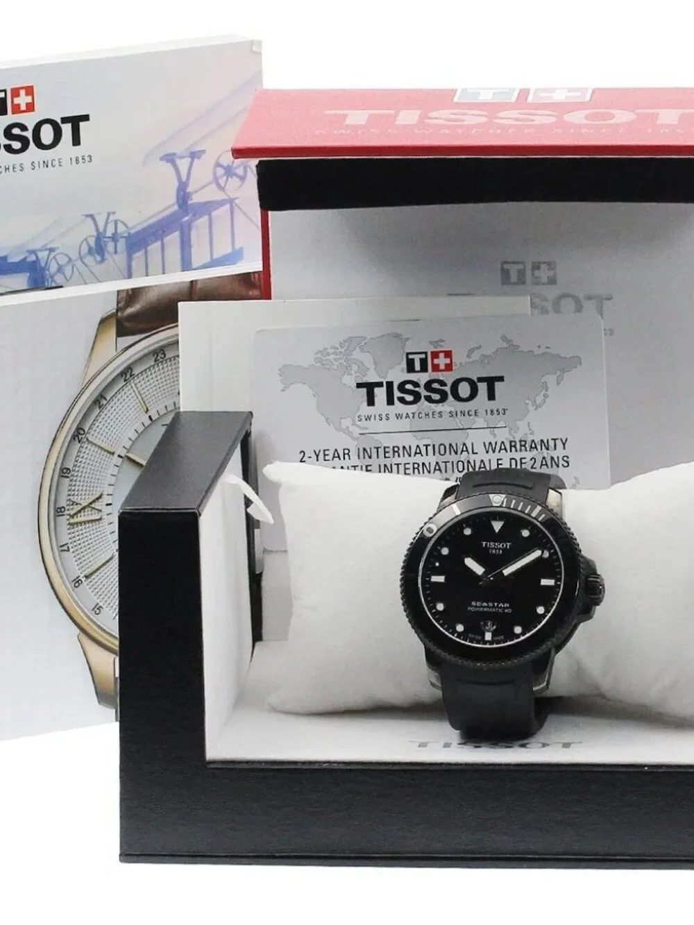 TISSOT Sea star 1000 T120.407.37.051.00 Date black Dial Automatic Men's